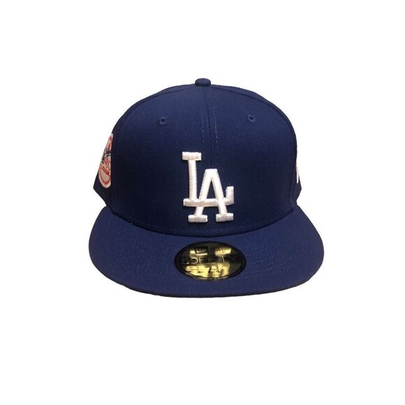New Era Los Angeles Dodgers 1980 All Star Game Patch 59FIFTY Fitted Hat Cap Size - Picture 1 of 5